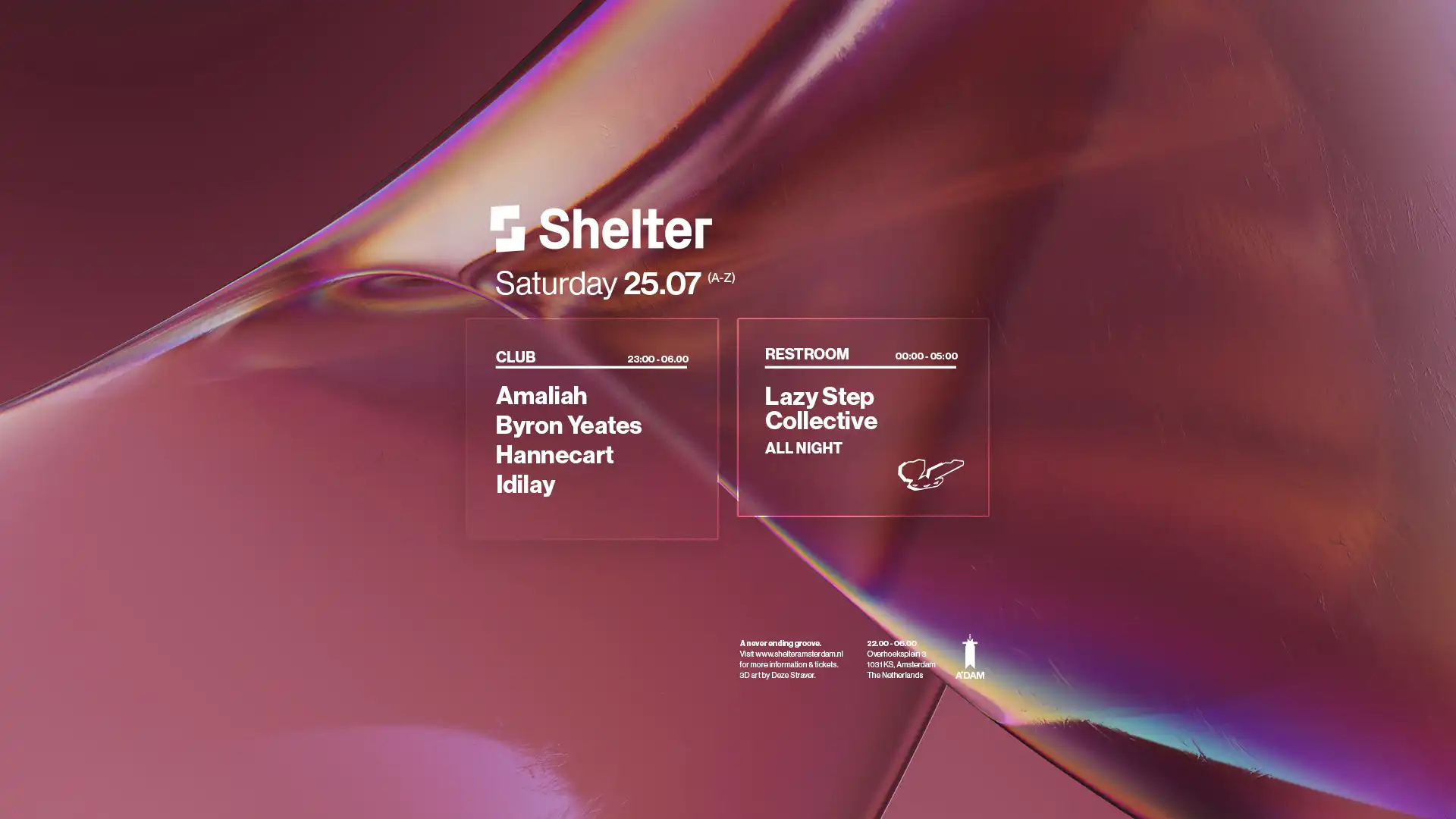 Hannecart, Byron Yeates, Amaliah, Idilay & More event poster