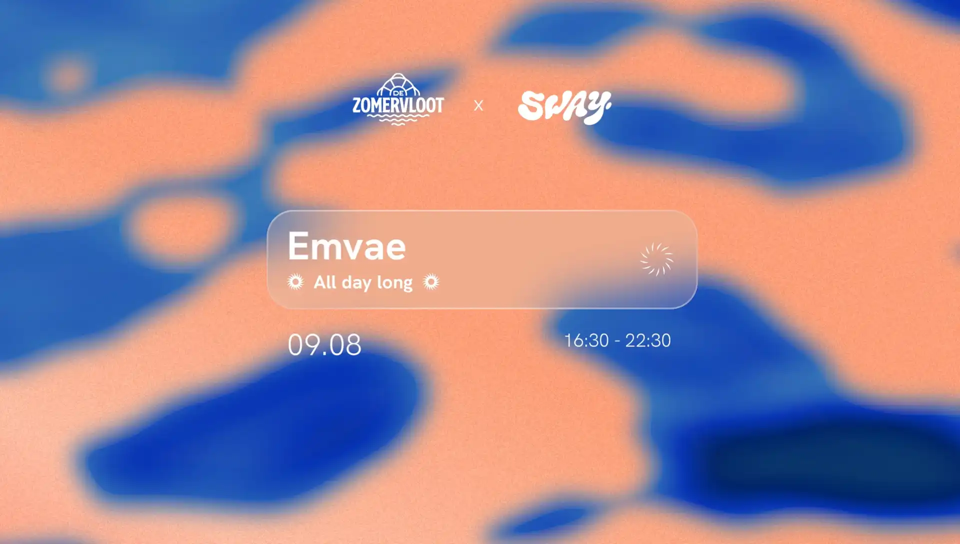 De Zomervloot - Emvae All Day Long event poster