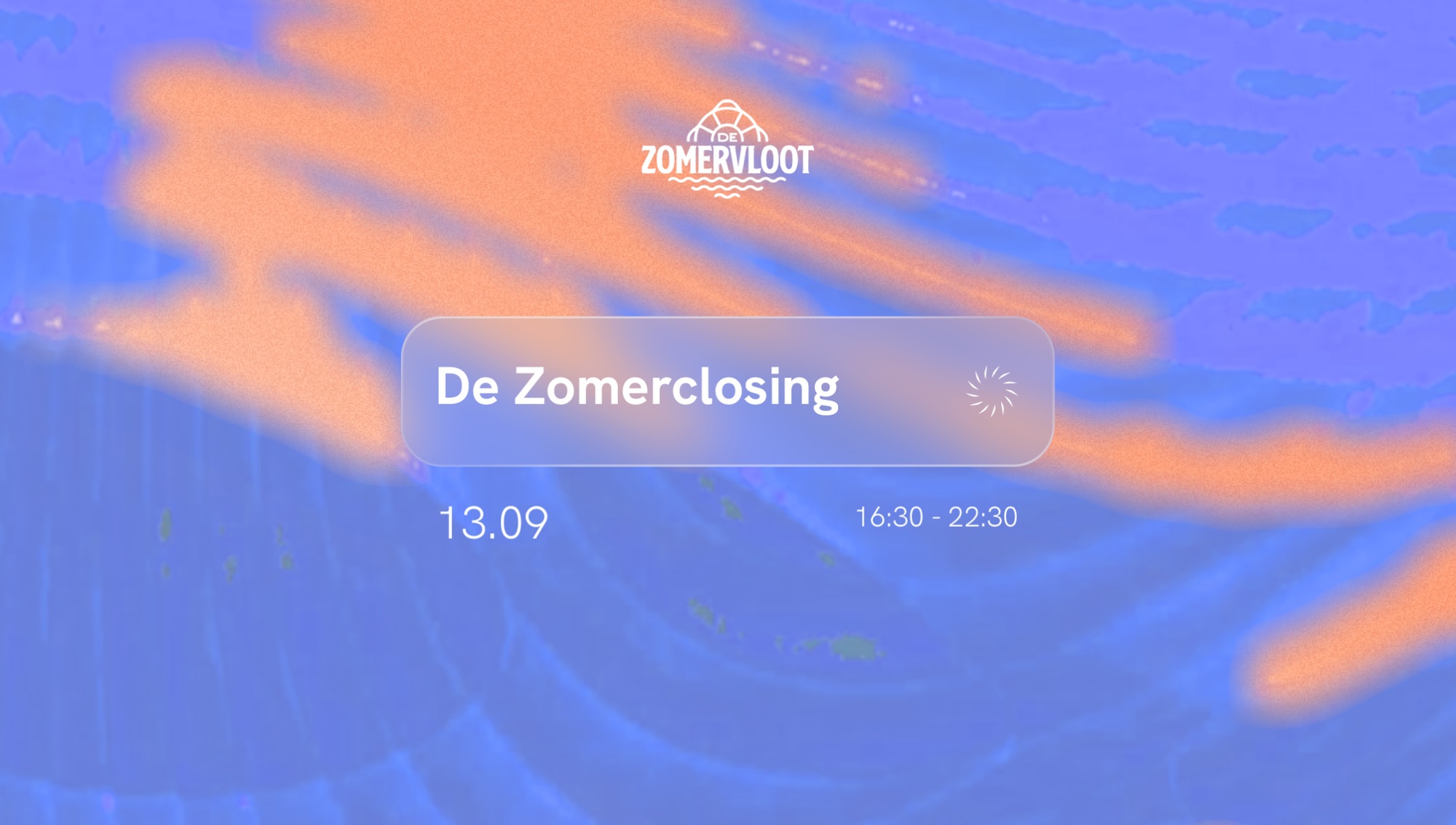 De Zomervloot - Zomerclosing event poster