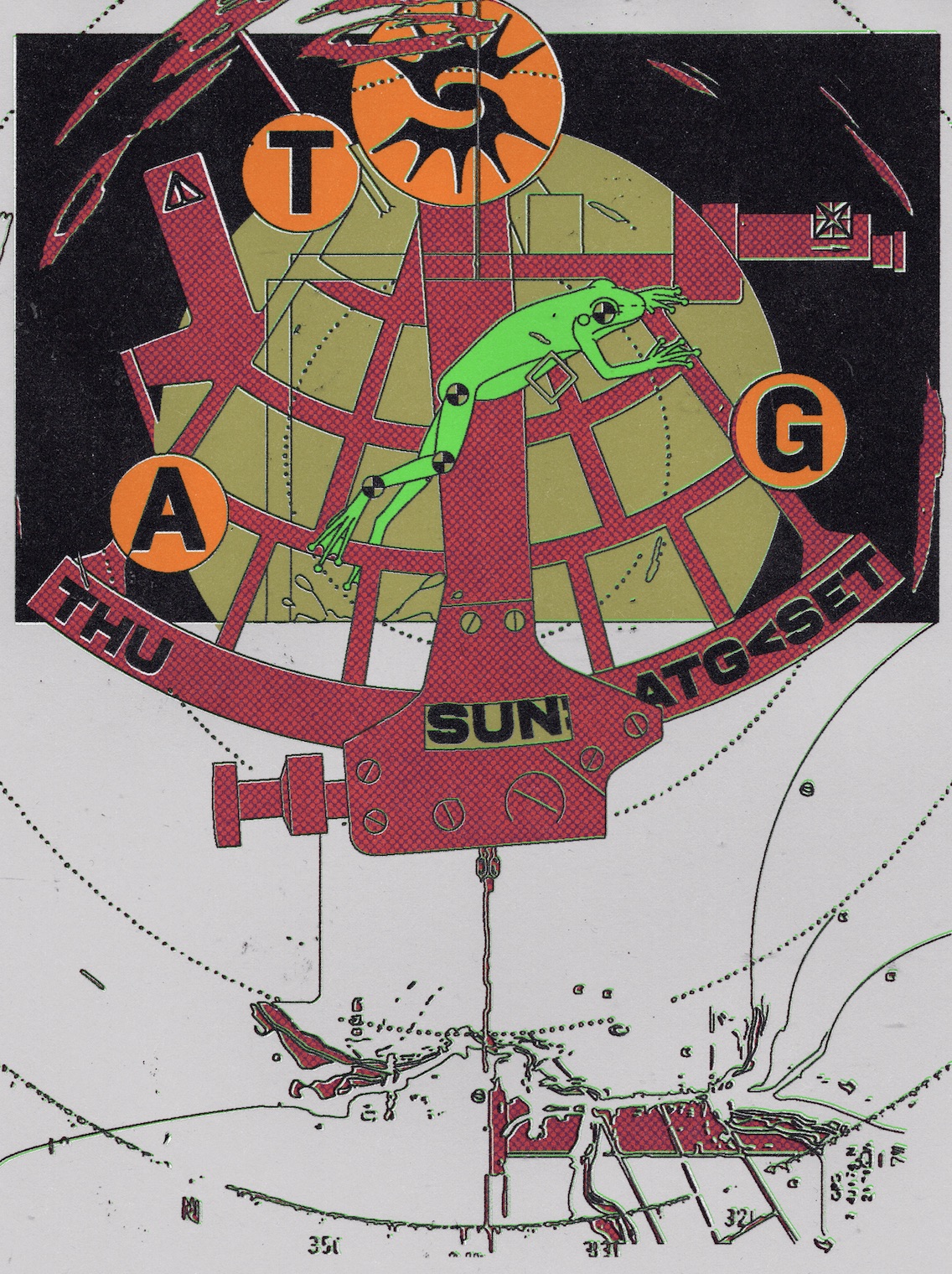 SUN > ATG < SET with Aramythos, Hebûn & KAWA & Pop-up Hard Seltzer event poster