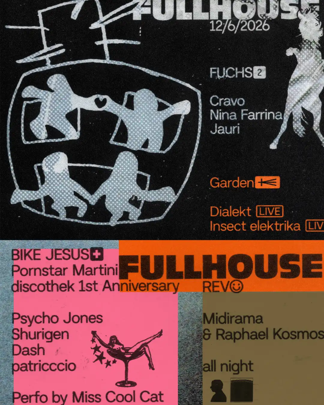 FULLHOUSE event poster