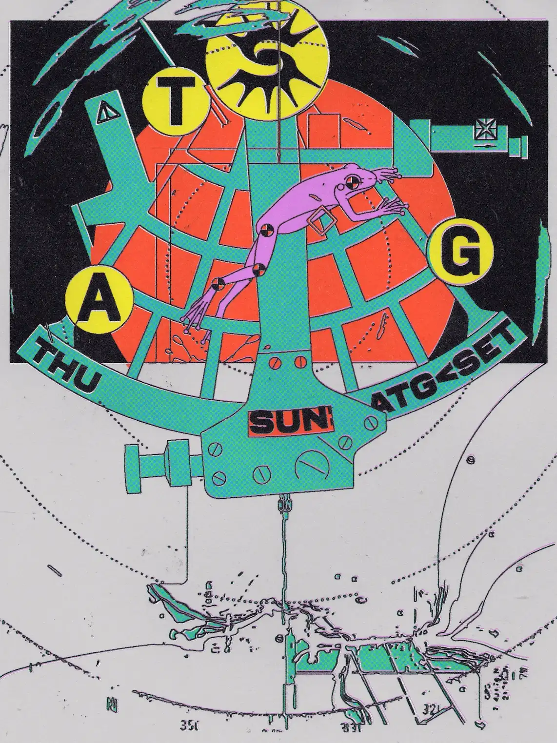 SUN > ATG < SET: Tatomed & Sam Gittis event poster