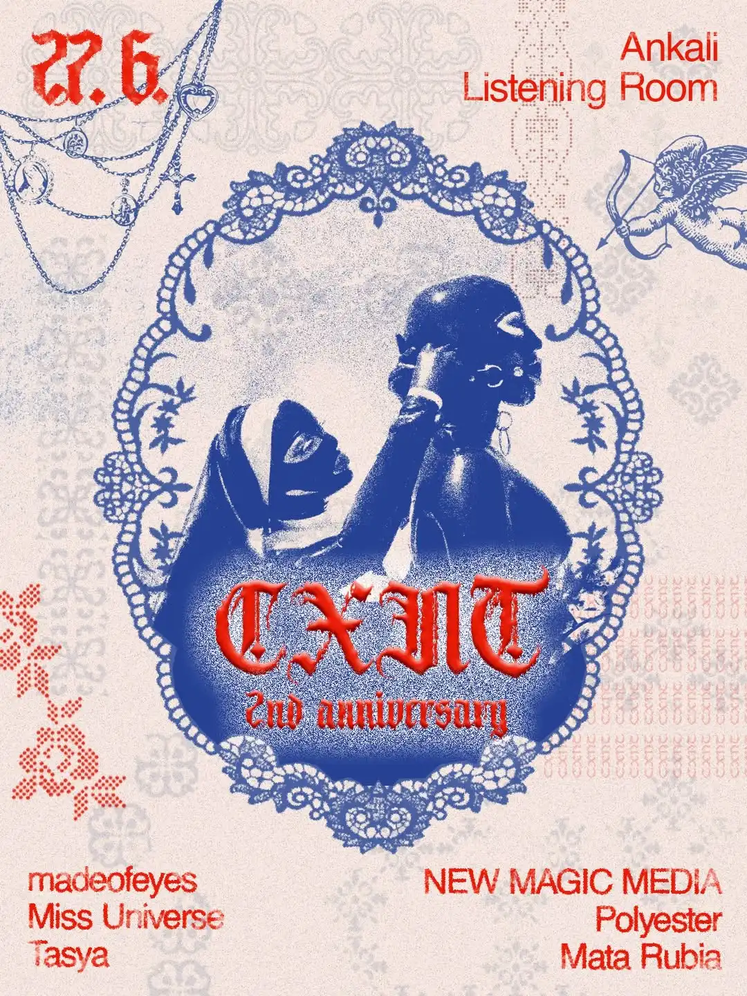 CUNT 2nd Anniversary event poster