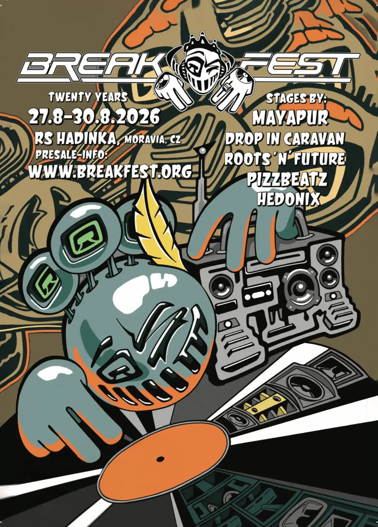 Breakfest 2026 Twenty years event poster