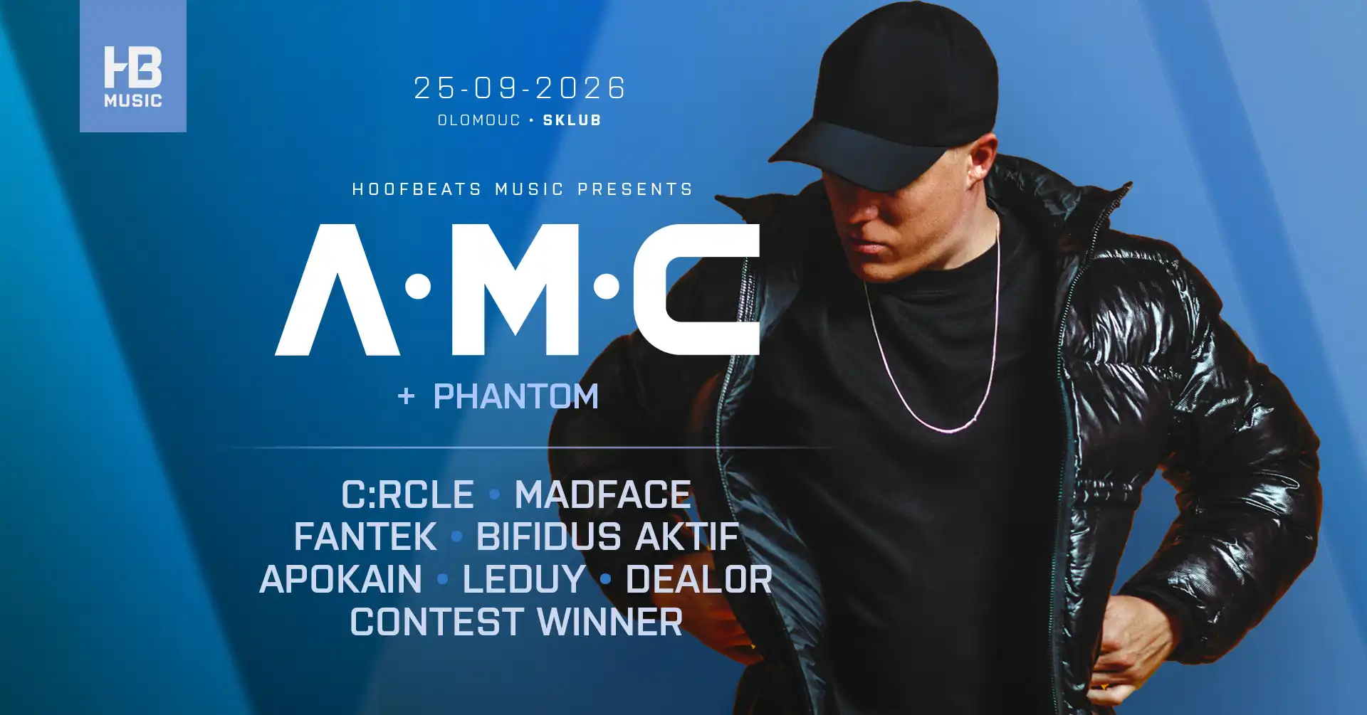 Hoofbeats Music presents: A.M.C + Phantom event poster