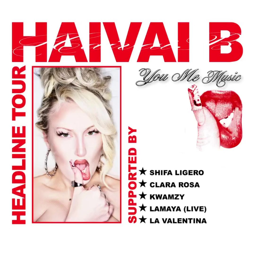 HAIVAI B presents YOU, ME & MUSIC event poster
