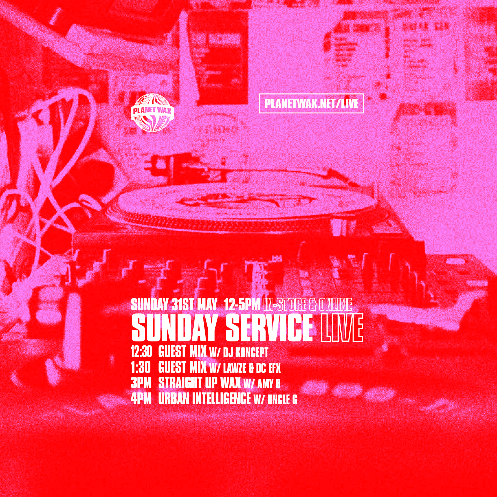 SUNDAY SERVICE event poster