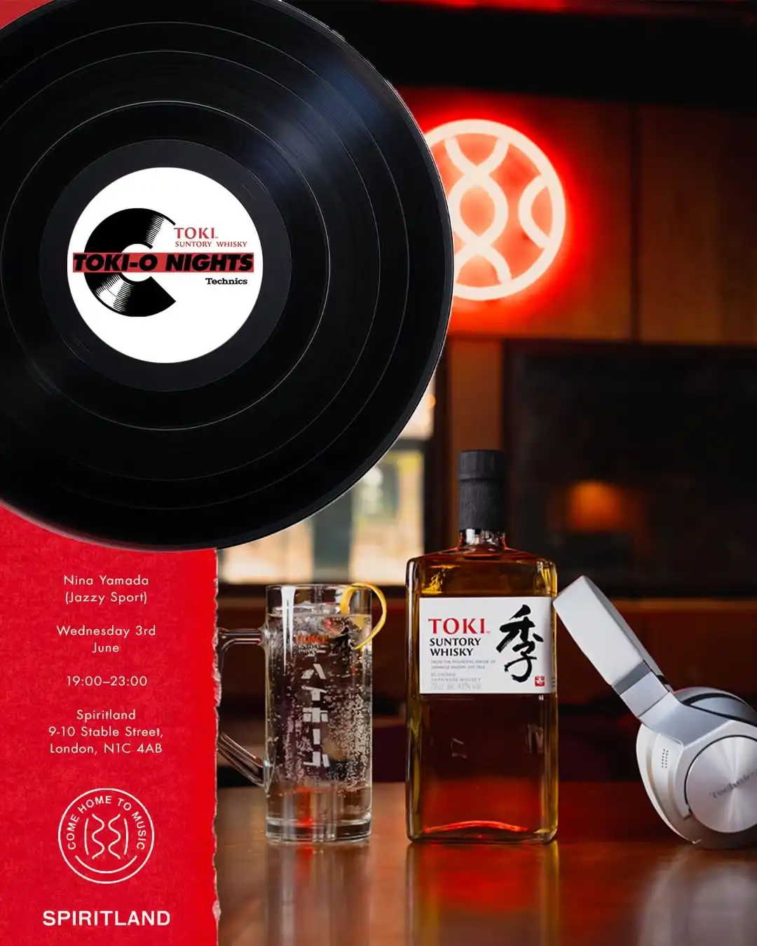 Toki-O Nights: Powered by Technics (Nina Yamada) event poster