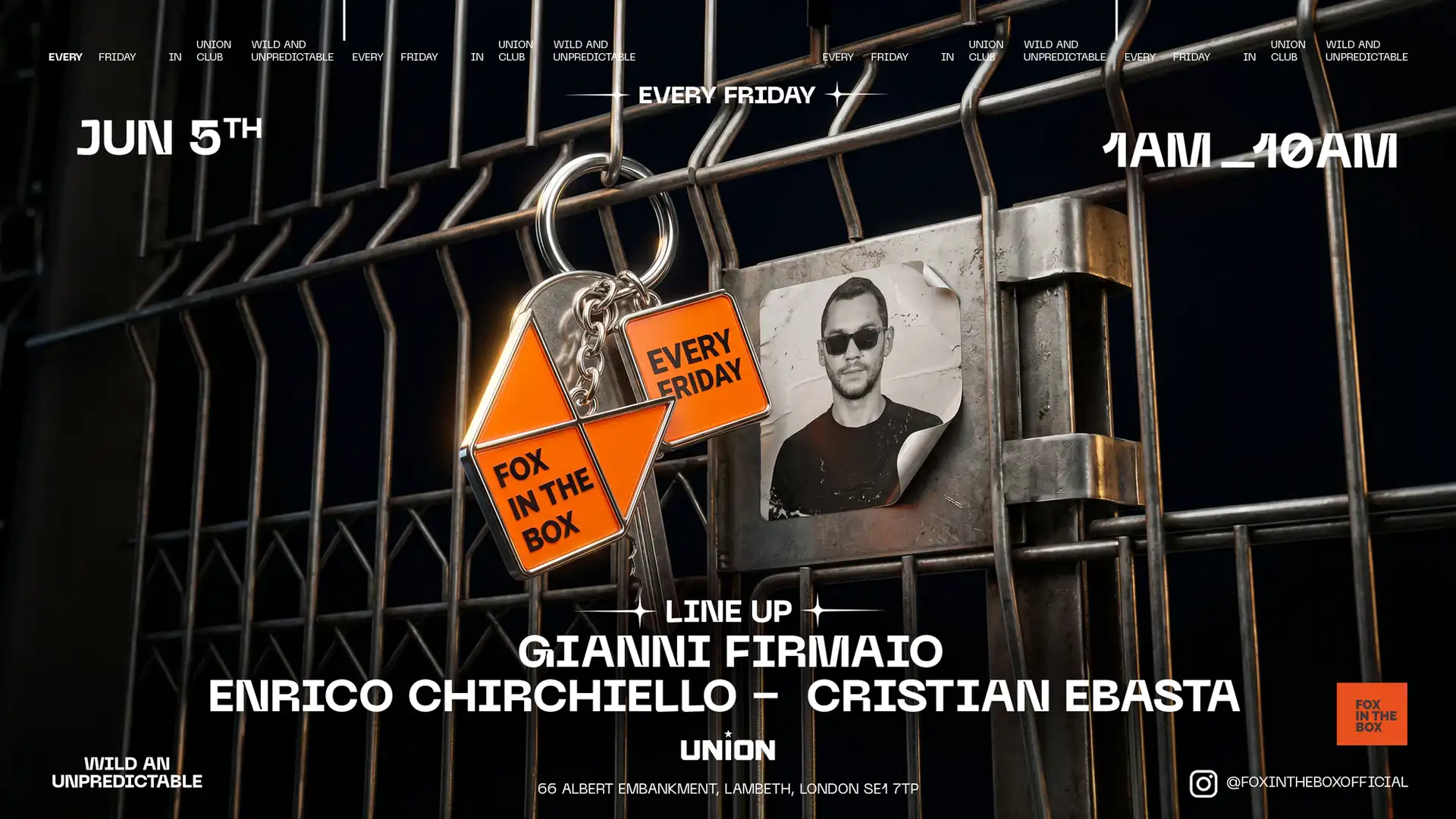 AFTERPARTY AT FOX IN THE BOX (Open until 10 AM ) event poster