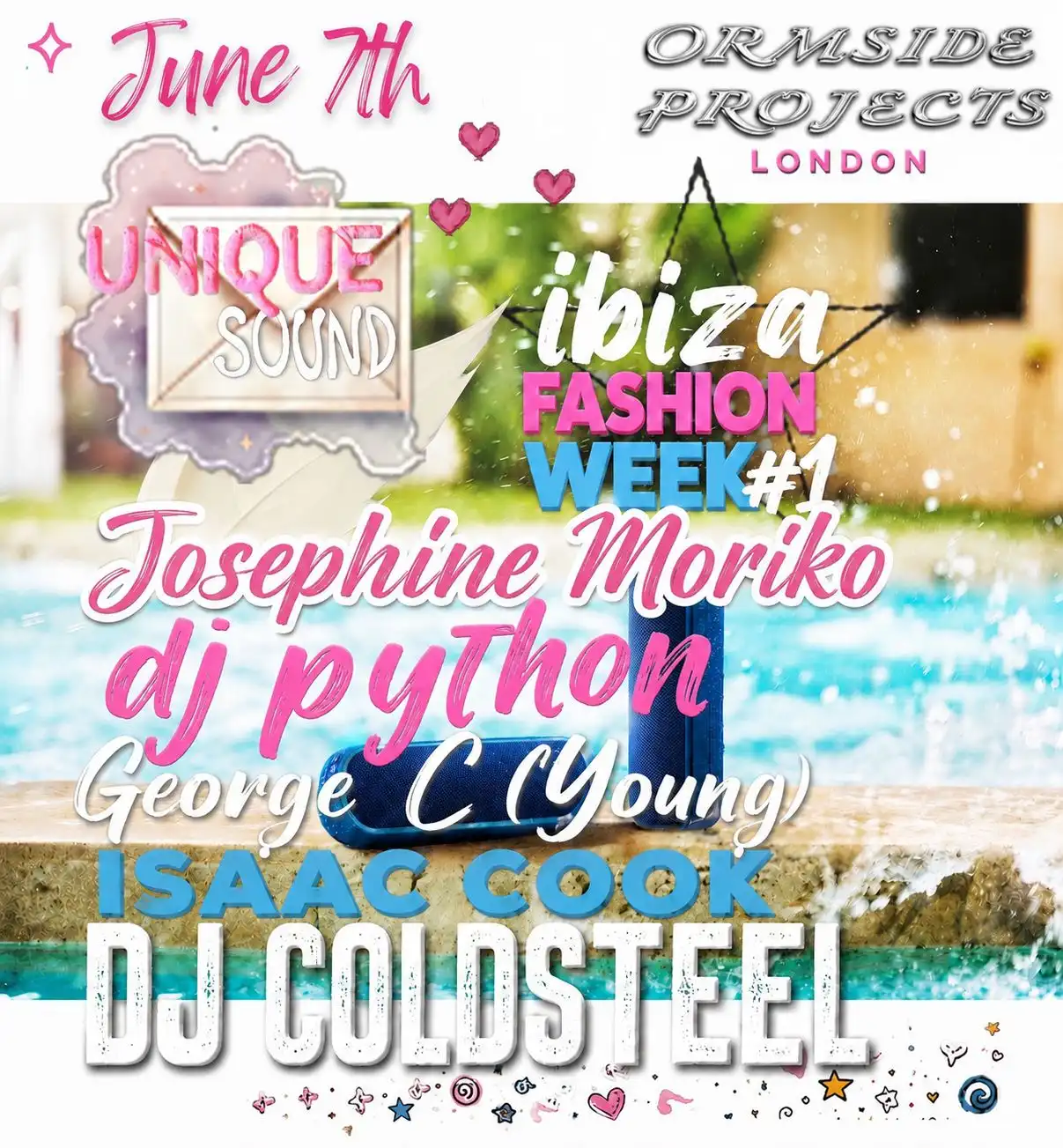 Ibiza Fashion Week #1 event poster