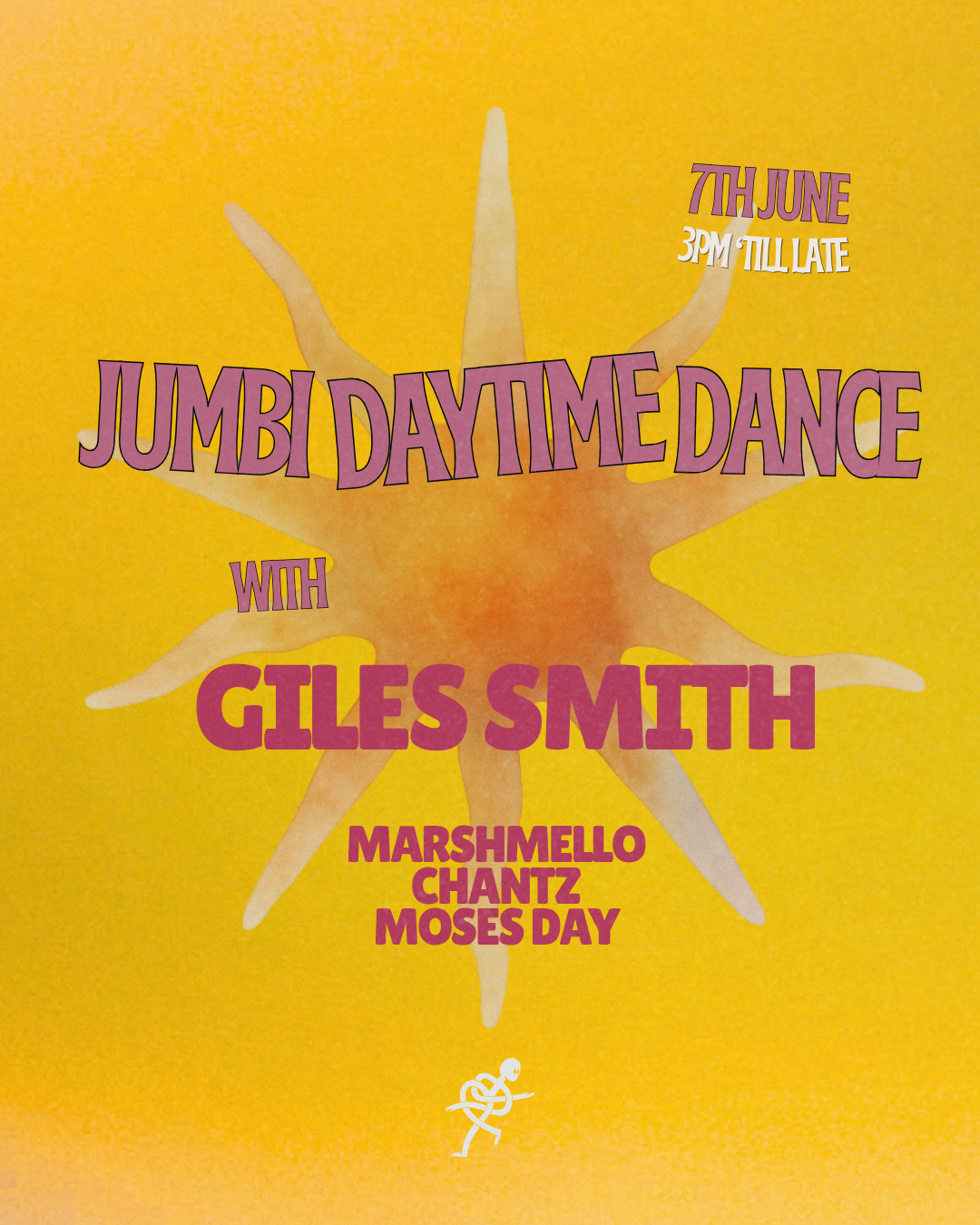 Daytime Dance: Giles Smith, MarshmeLLo, chantz & Moses Day event poster