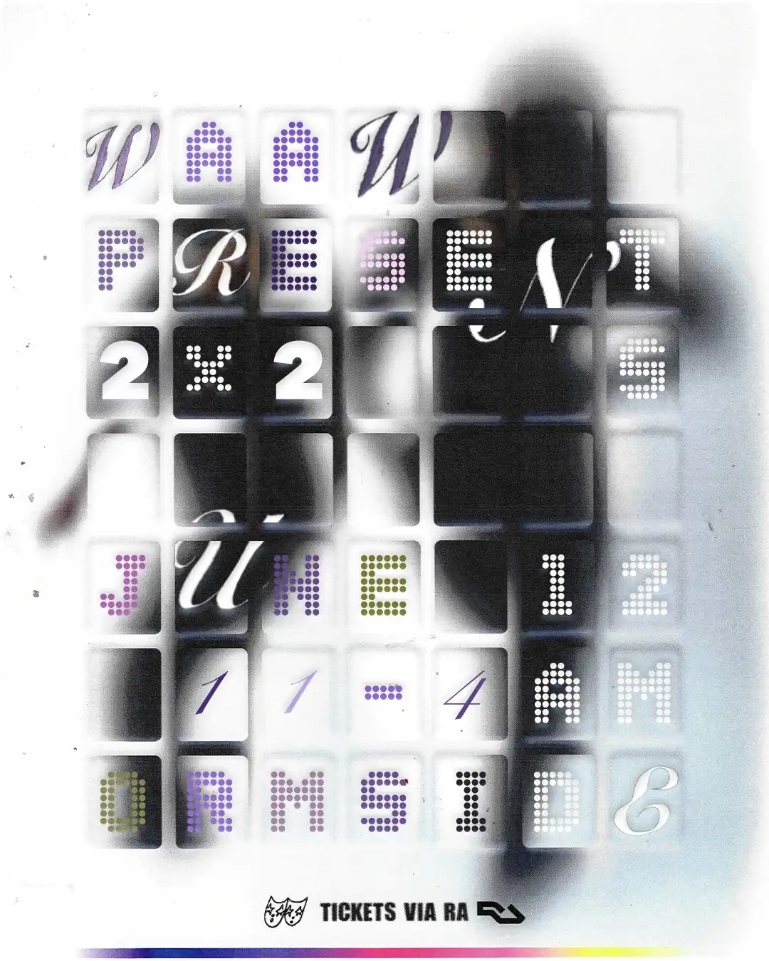 WAAW presents 2 x 2, vol 3 event poster