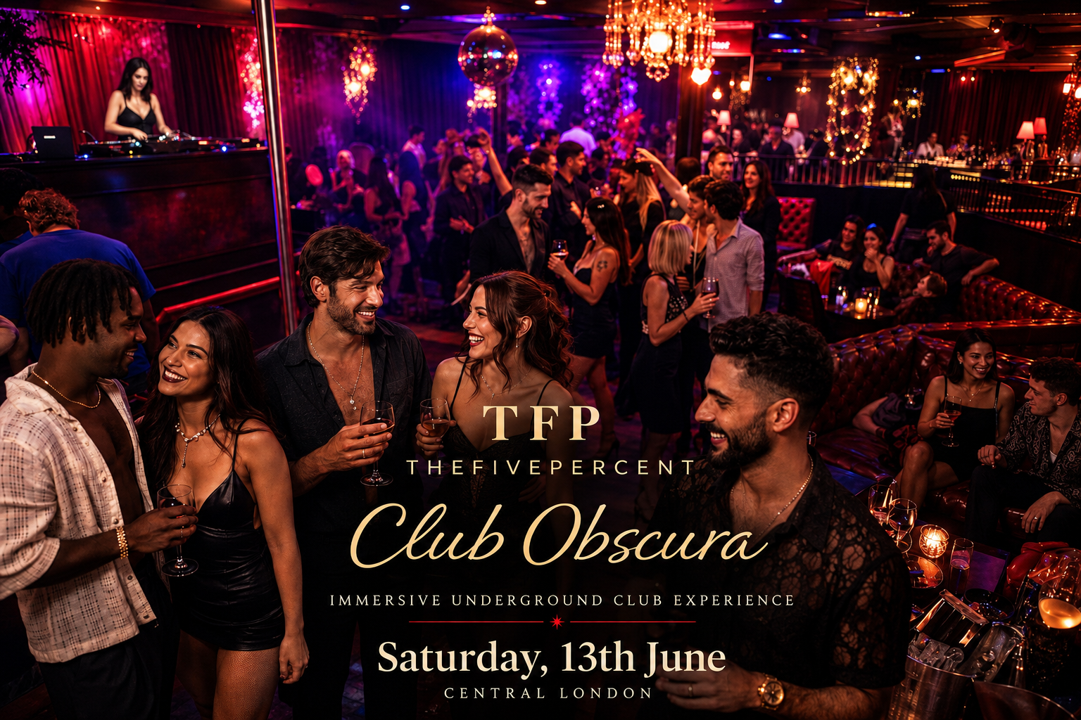 Club Obscura event poster