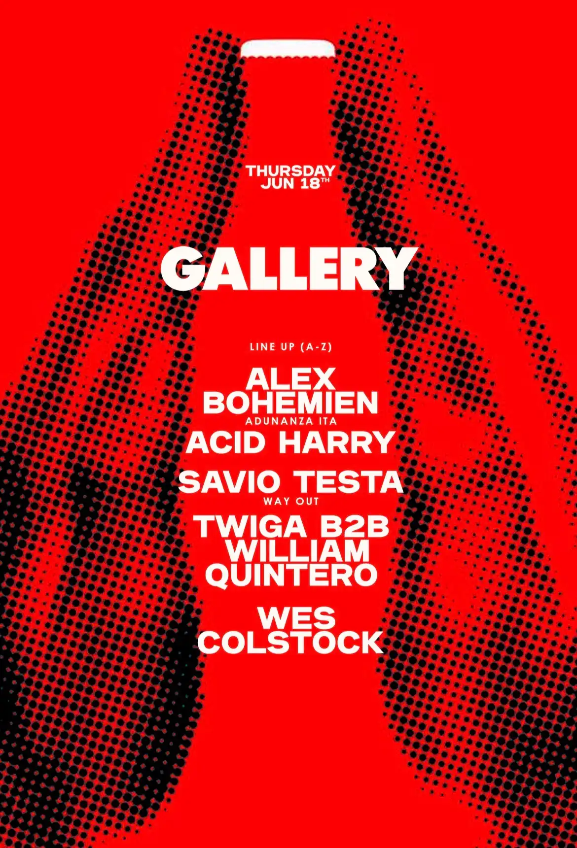 Wes Colstock X WILLIAM QUINTERO event poster