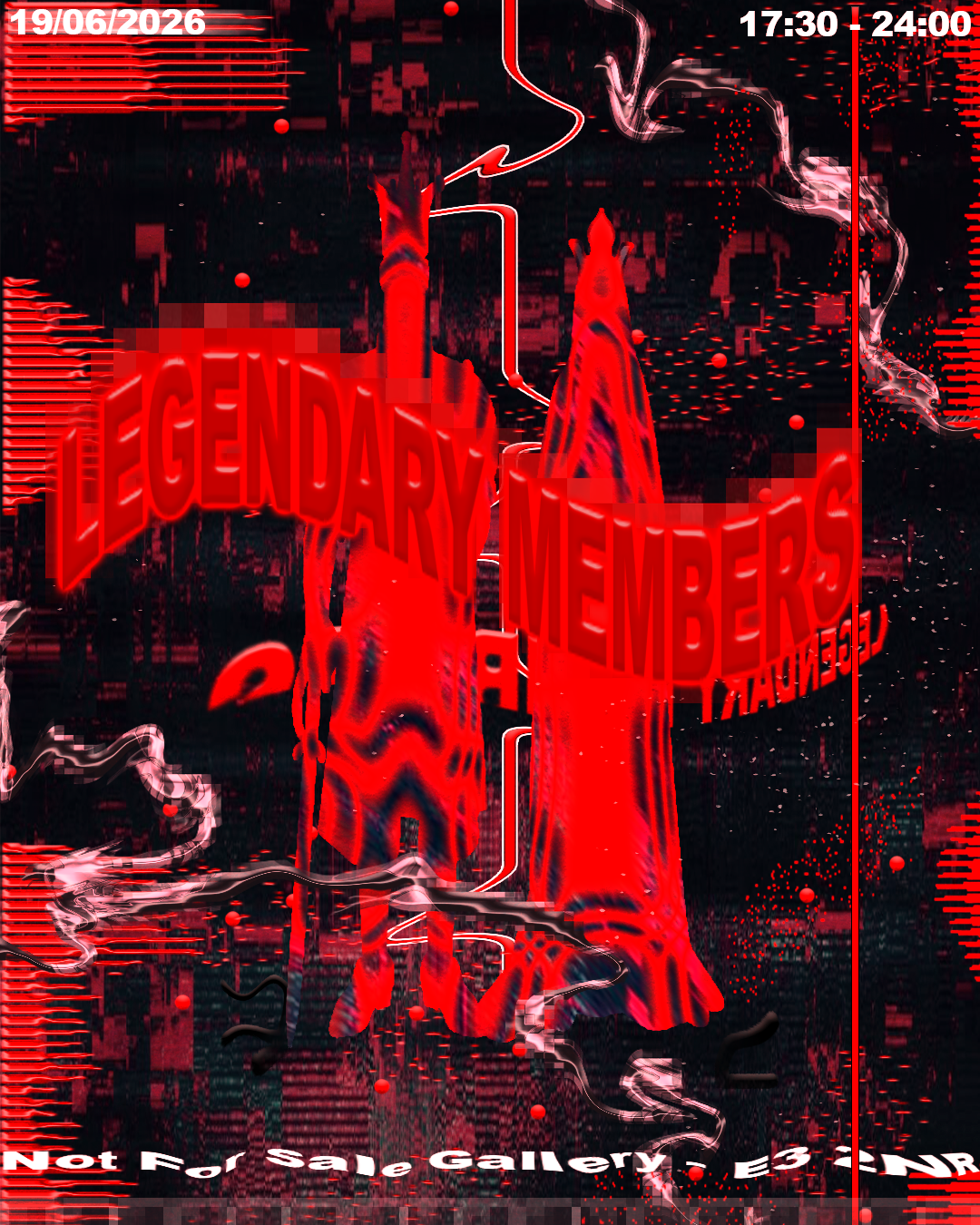 LEGENDARY MEMBERS event poster