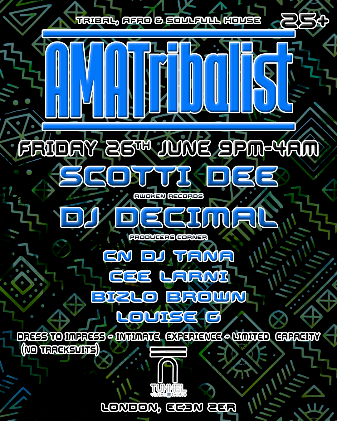 AMATribalist (25+) event poster