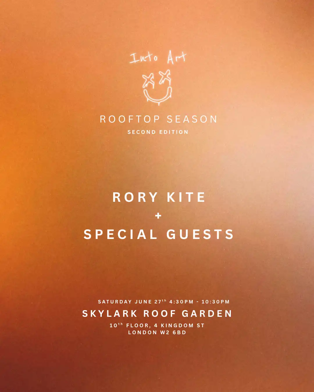 INTO ART - ROOFTOP SEASON VOL.2 event poster