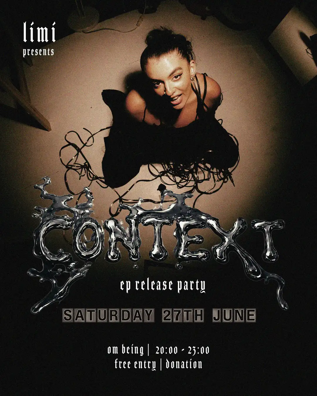 CONTEXT RELEASE PARTY event poster