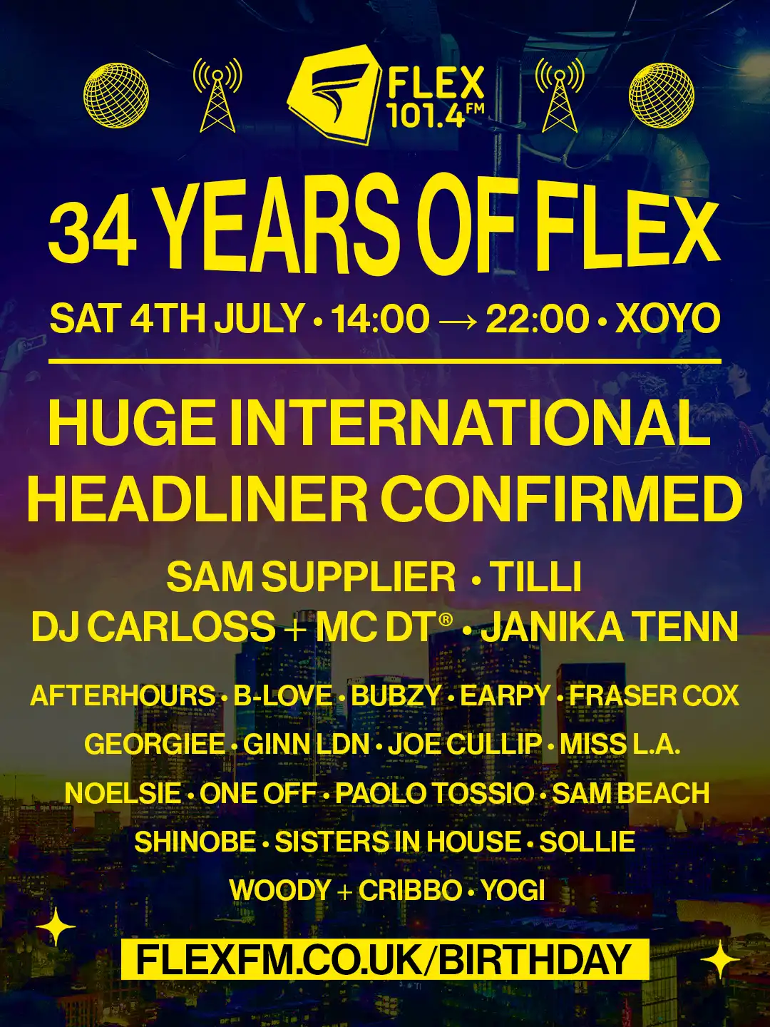 Flex FM's Birthday W/ Todd Terry + Guests *VENUE CHANGE event poster