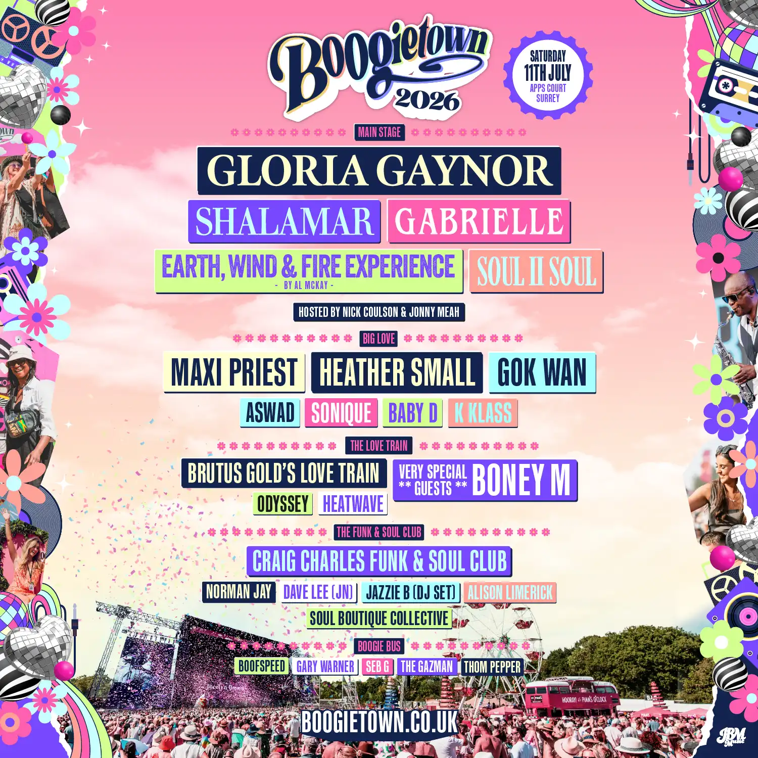Boogietown 2026 event poster