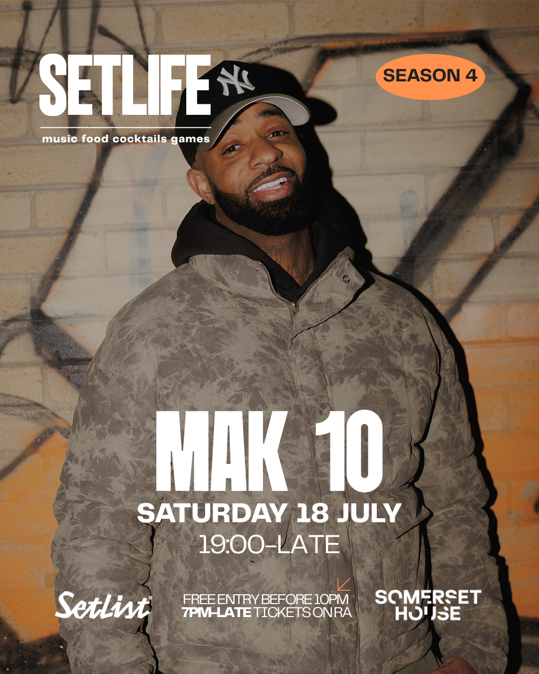 SETLIFE presents MAK10 (Season 4 Finale) event poster