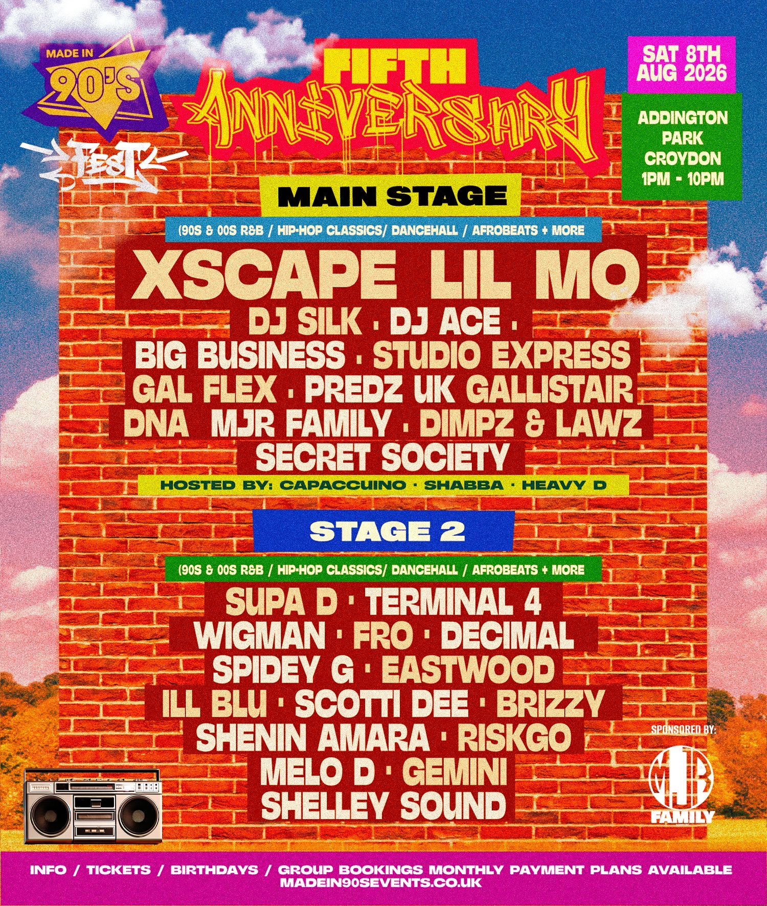 Made in the 90s x Producers Corner Festival event poster
