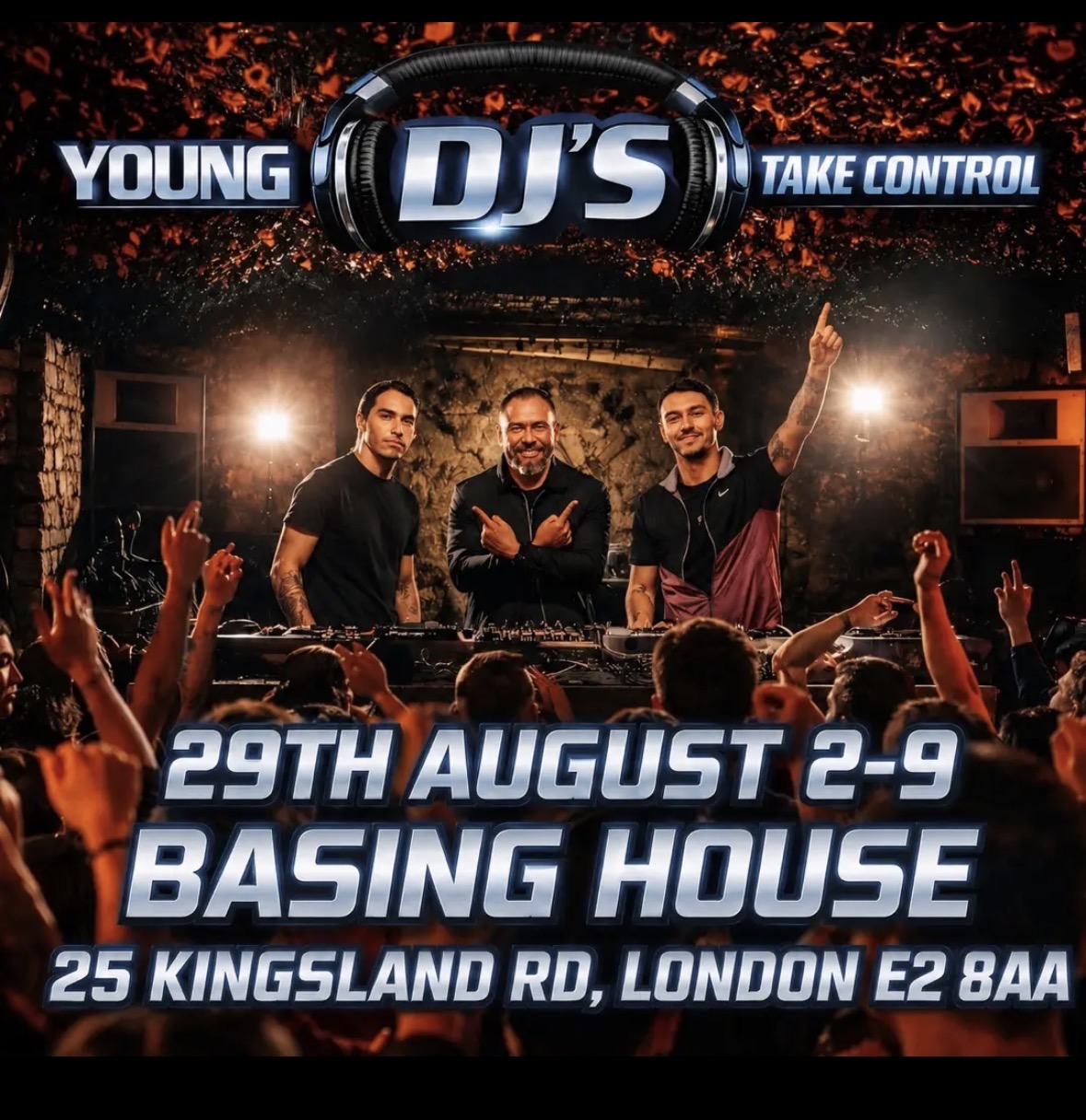 Undetected (young DJS take control) event poster