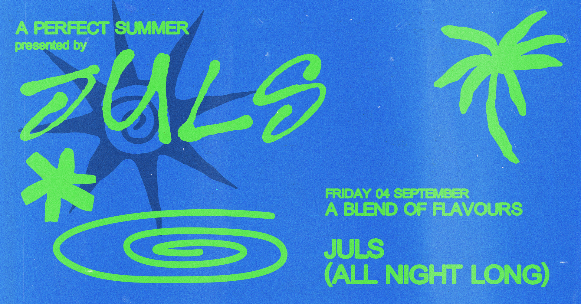 Juls — Jazz Cafe Residency (4 Fridays in the Summer - 4 September) event poster