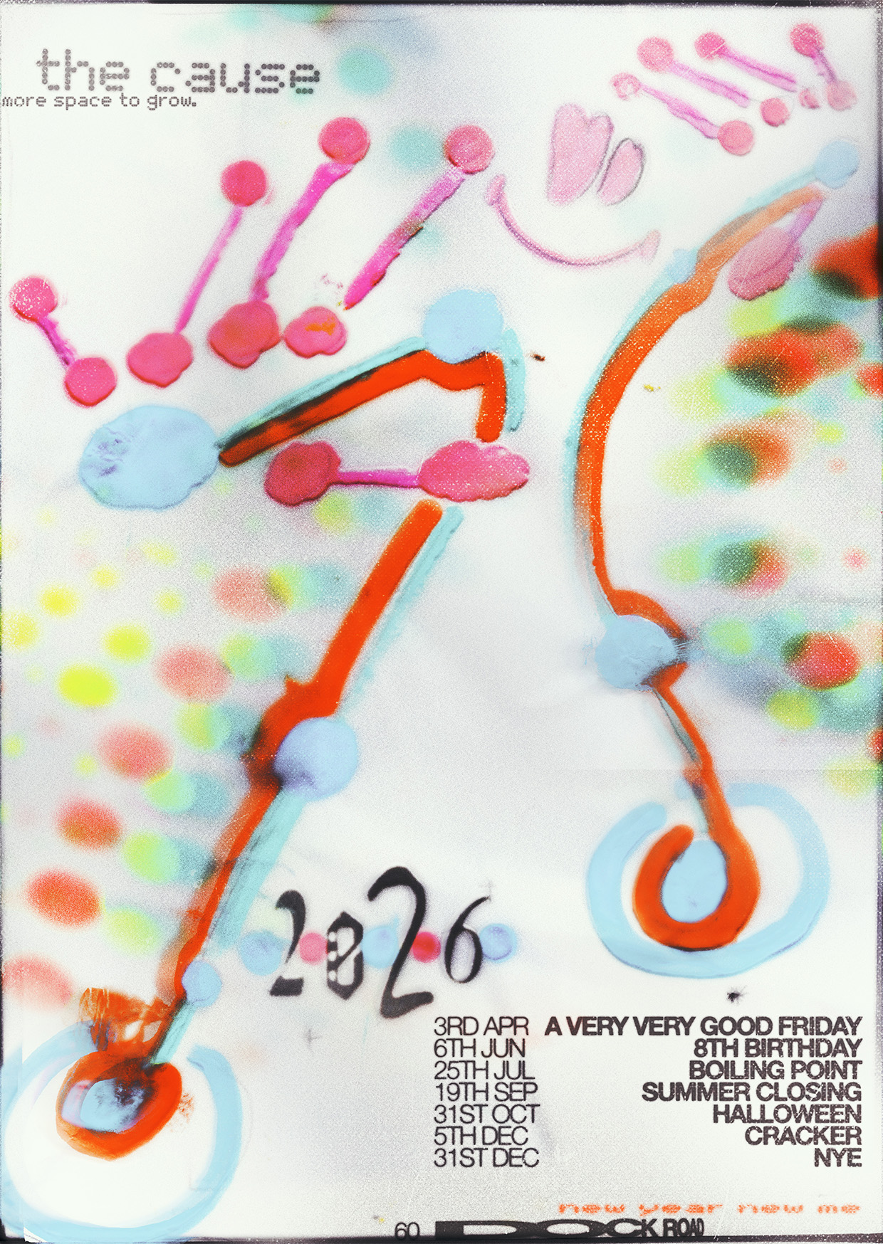 The Cause x 2026: Summer Closing Festival event poster