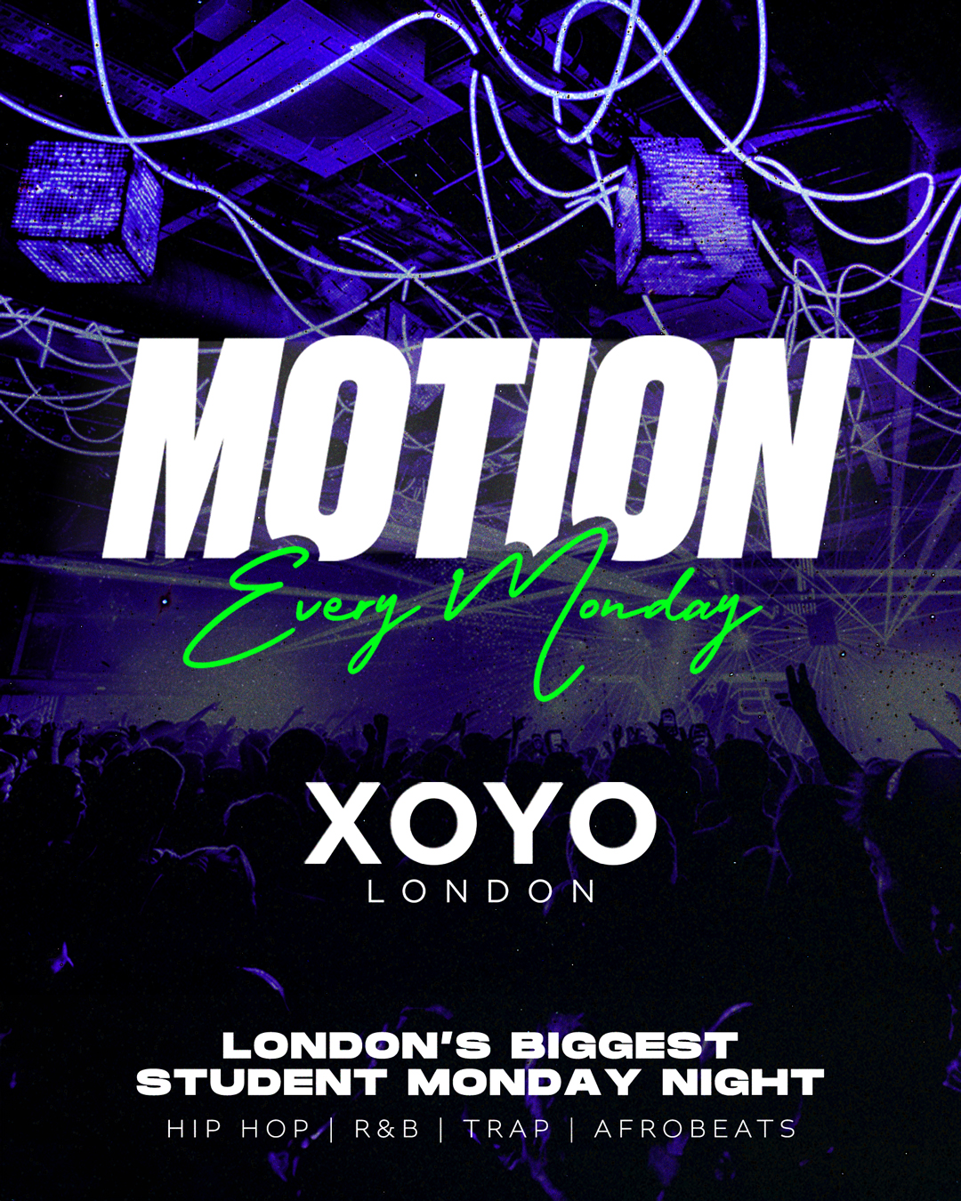 MOTION Every Monday event poster