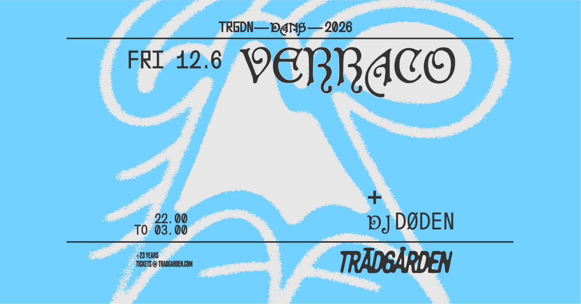 DANCE NIGHTS: Verraco, dj døden event poster