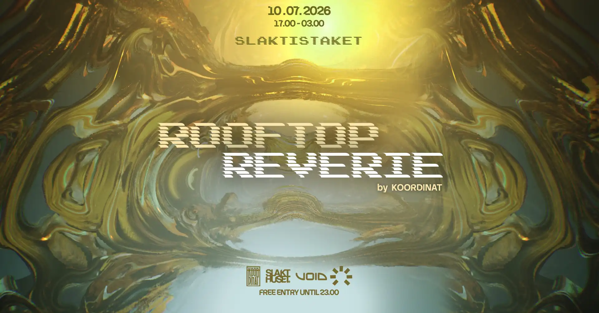 Rooftop Sessions with Jessie Granqvist & Psykoterapi event poster