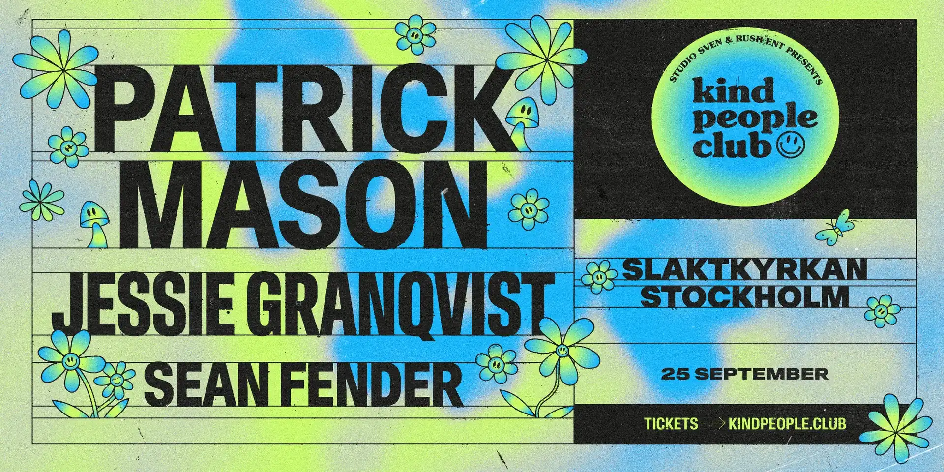 Kind People Club - Patrick Mason event poster