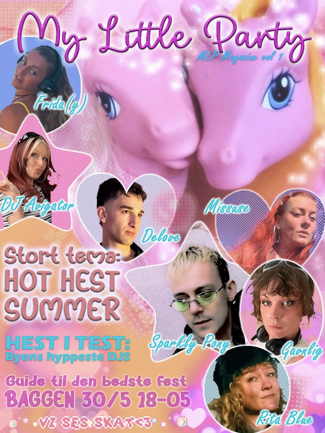 My Little Party event poster