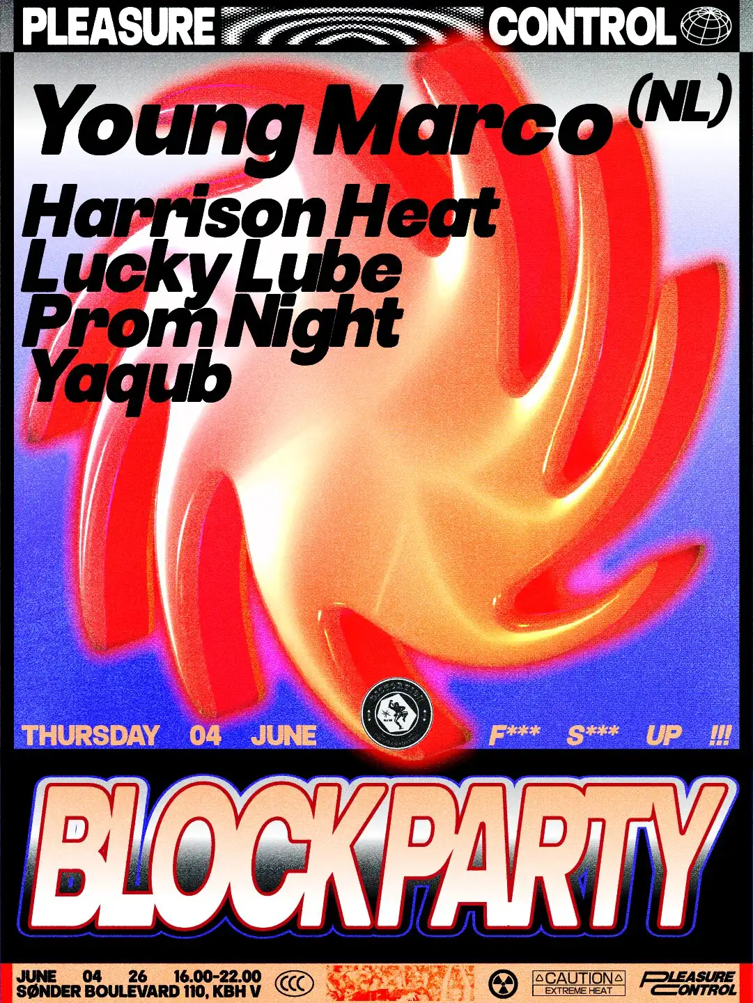 BLOCK PARTY W/ Young Marco (NL) & MORE event poster