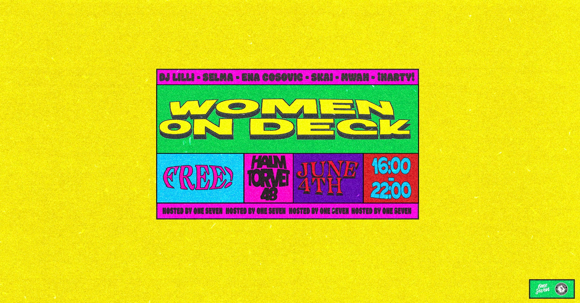 WOMEN ON DECK event poster