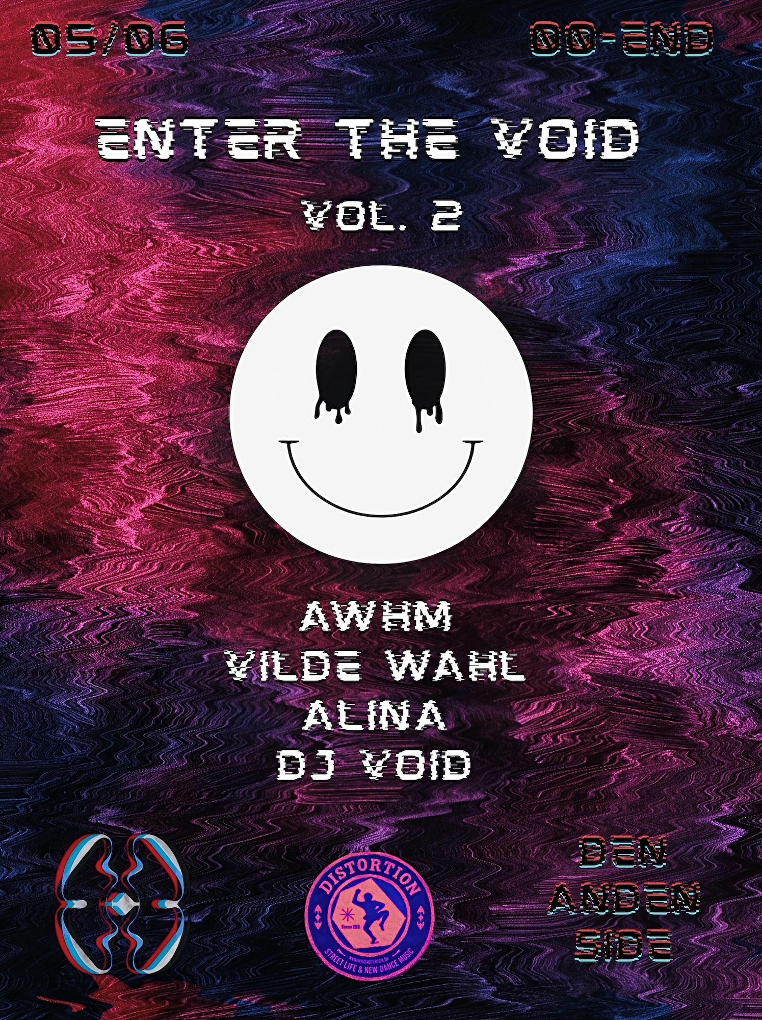 Distortion Club: Enter the Void — Volume 2 event poster