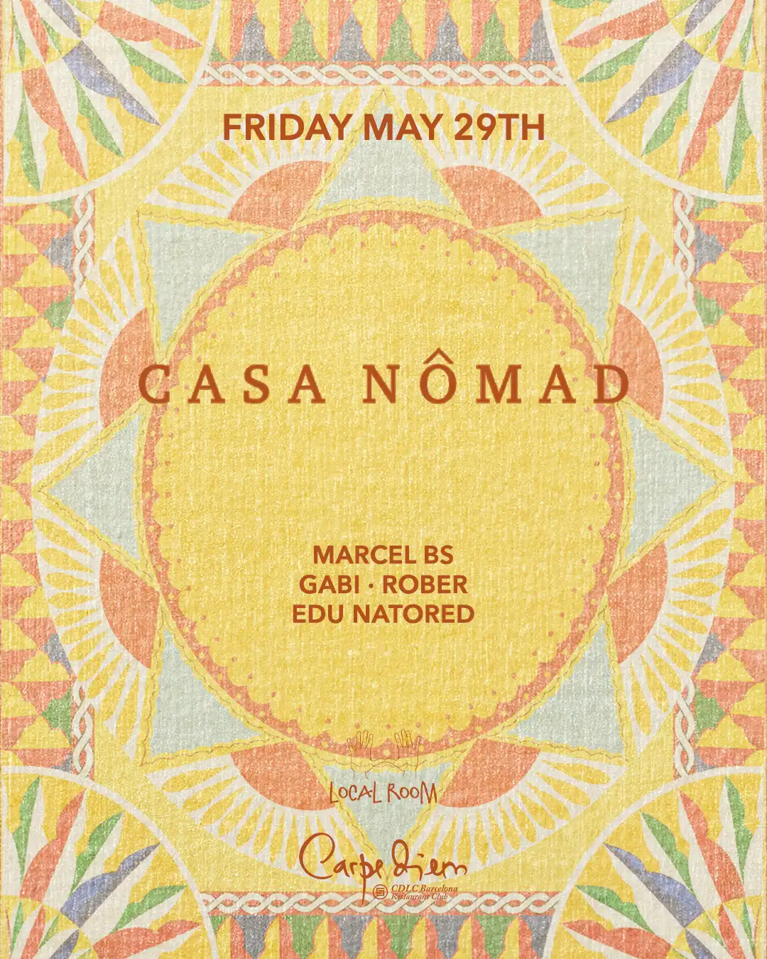 CASA NÔMAD at CDLC event poster