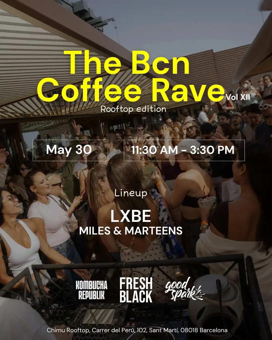 The Bcn Coffee Rave - Vol XII event poster