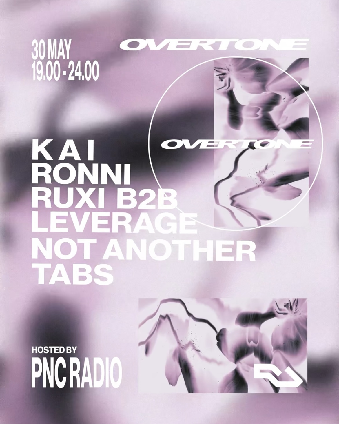 OVERTONE PNC RADIO TAKEOVER [FREE ENTRY] event poster