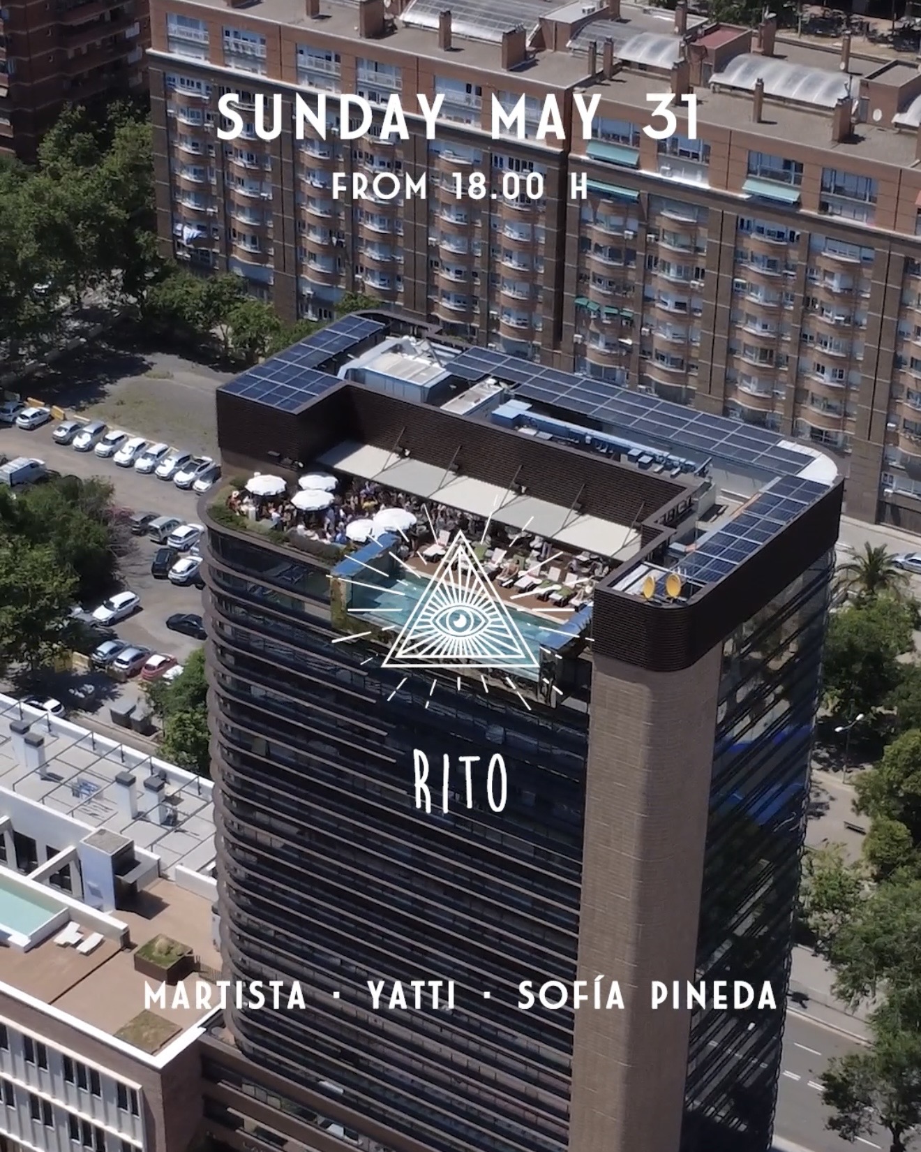 RITO at Chimú Rooftop (Hotel Labtwentytwo) event poster