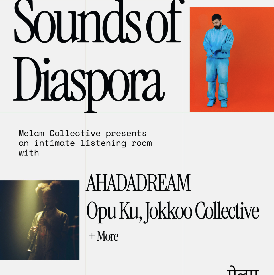Melam | Sounds of Diaspora event poster