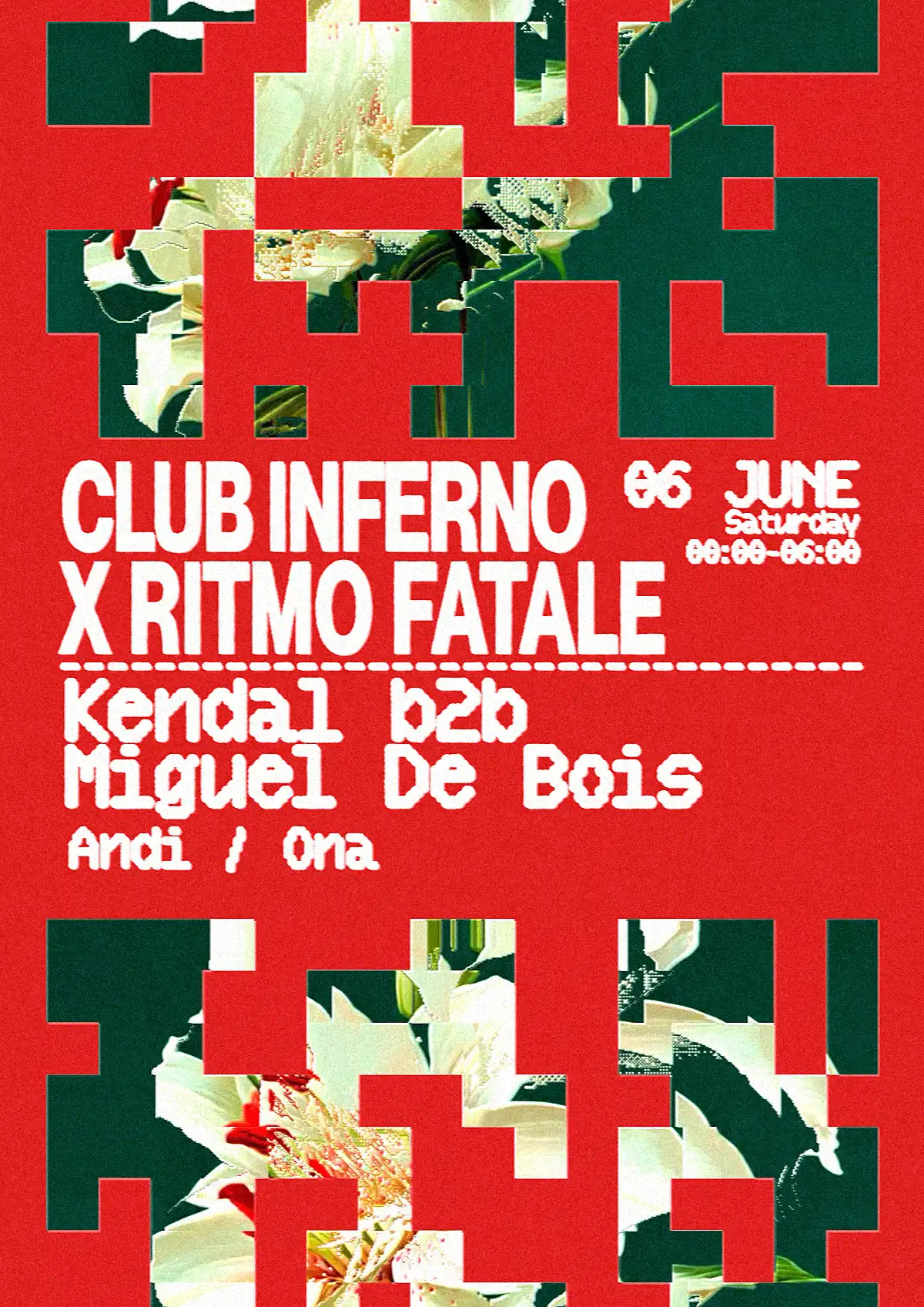Club Inferno meets Ritmo Fatale event poster