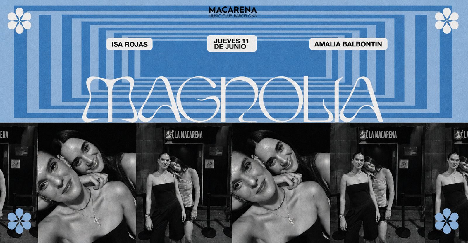 Magnolia presents: Amalia Balbontin & Isa Rojas event poster