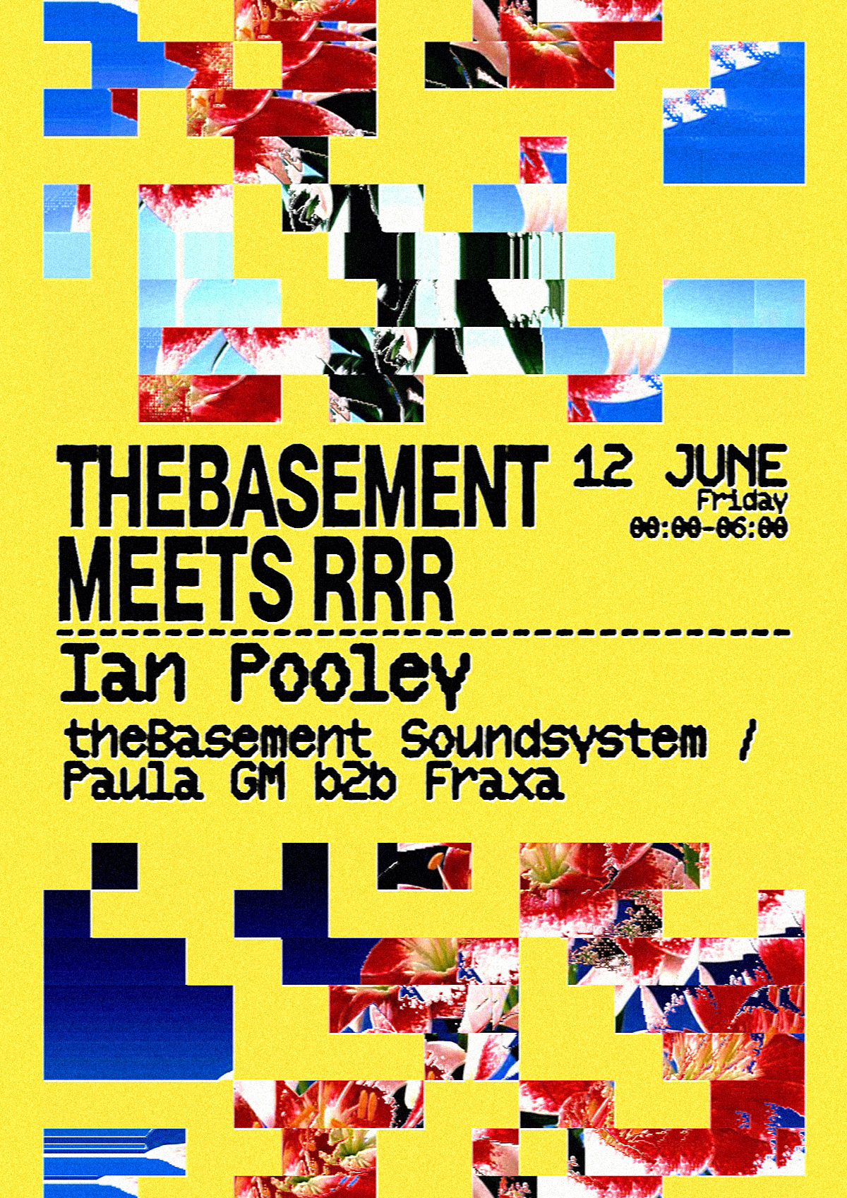 theBasement meets RRR event poster