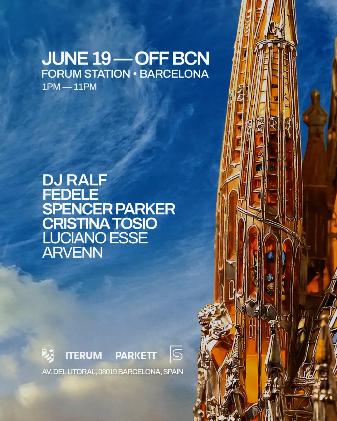 Obscura x Ïterum - OFF BCN event poster