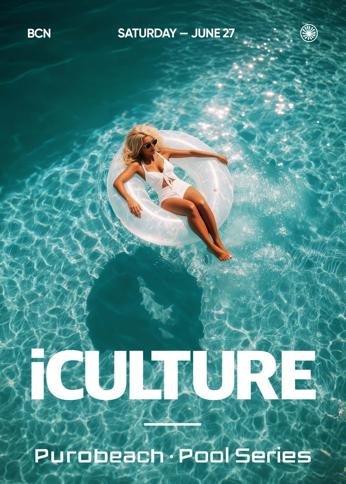 PUROBEACH BCN pres ICULTURE event poster