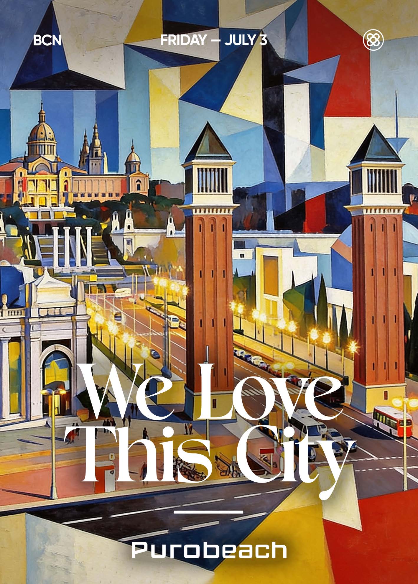 WE LOVE THIS CITY event poster