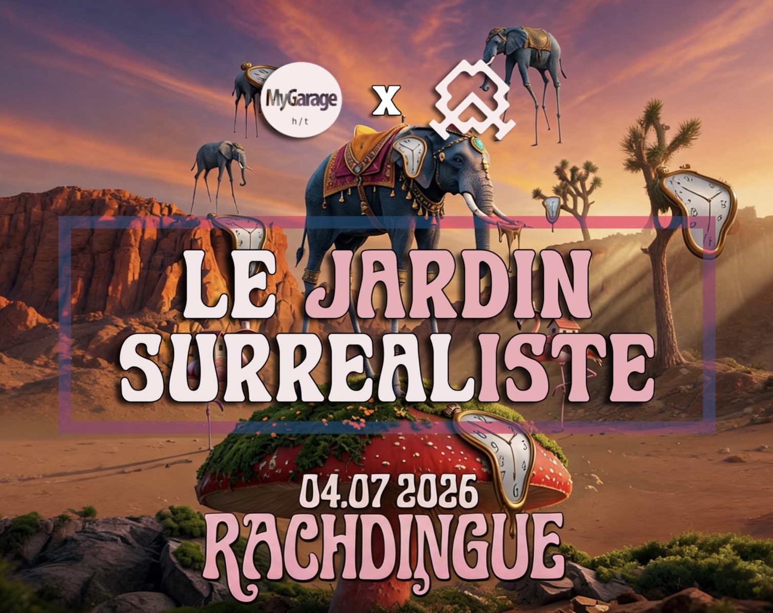 Le Jardin Surrealiste event poster