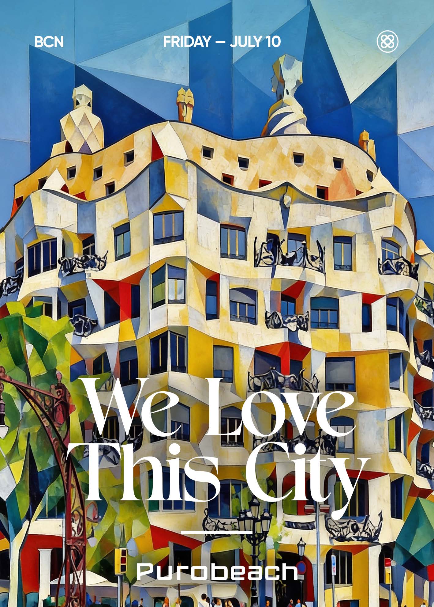 WE LOVE THIS CITY event poster